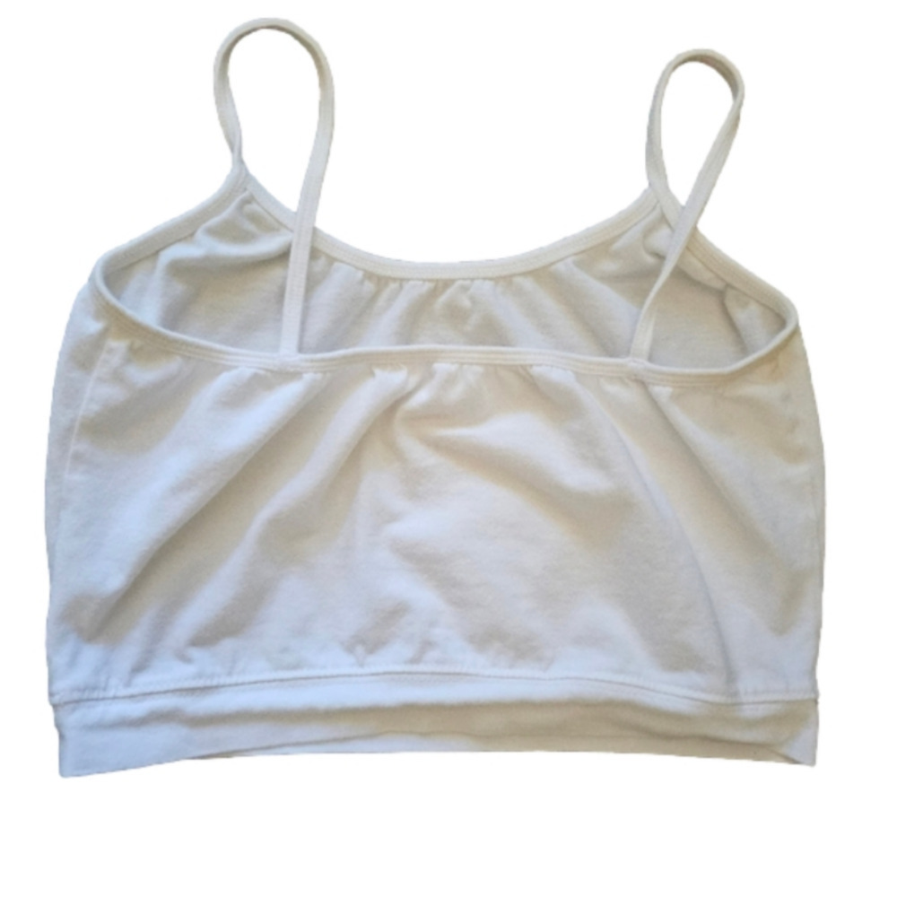 6/20 Source Unknown White Half Cami Size S
